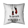 thumbnail image 1 of 20 x 20 in. Be Yourself-Double Sided Print Indoor Pillow, 1 of 1
