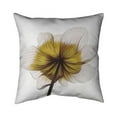 thumbnail image 1 of 20 x 20 in. Beautiful Anemone Yellow Flower-Double Sided Print Outdoor Pillow Cover, 1 of 1