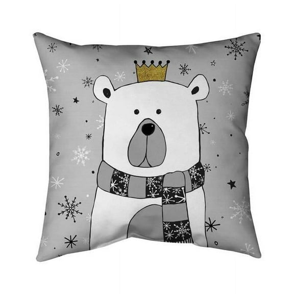 20 x 20 in. Beautiful Bear-Double Sided Print Indoor Pillow