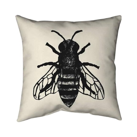 20 x 20 in. Bee-Double Sided Print Indoor Pillow