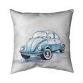 thumbnail image 1 of 20 x 20 in. Beetle Blue Car-Double Sided Print Indoor Pillow, 1 of 1