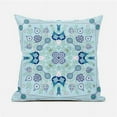 thumbnail image 1 of 20 x 20 in. Blue & White Broadcloth Paisley Zippered Pillows, 1 of 1