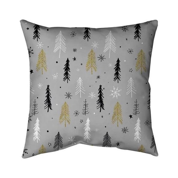 20 x 20 in. Christmas Tree Pattern-Double Sided Print Indoor Pillow
