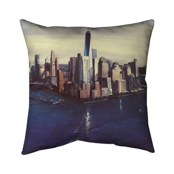 20 x 20 in. City of New-York Vintage-Double Sided Print Indoor Pillow Cover