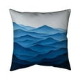 thumbnail image 1 of 20 x 20 in. Dark Calm Ocean Waves-Double Sided Print Indoor Pillow, 1 of 1