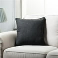 thumbnail image 1 of 20 x 20 in. Herringbone Pattern Pillow with Polyester Insert, Dark Gray, 1 of 1