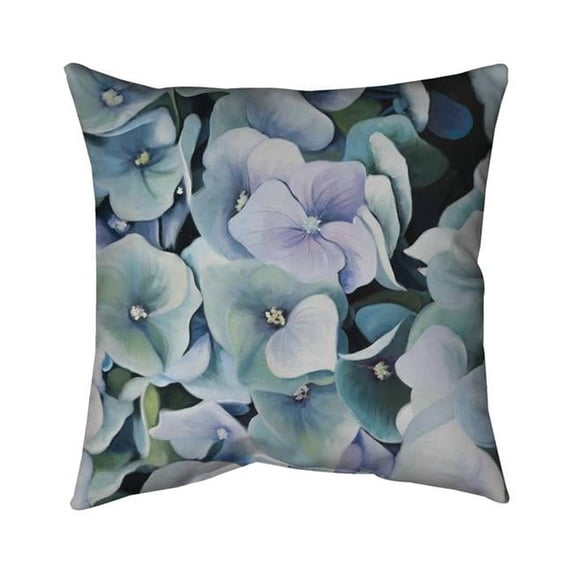 20 x 20 in. Hydrangea Plant-Double Sided Print Indoor Pillow