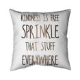 thumbnail image 1 of 20 x 20 in. Kindness Is Free Sprinkle That Stuff Everywhere-Double Sided Print Indoor Pillow Cover, 1 of 1