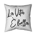 thumbnail image 1 of 20 x 20 in. La Vita Plus Bella-Double Sided Print Indoor Pillow, 1 of 1