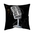 thumbnail image 1 of 20 x 20 in. Microphone-Double Sided Print Indoor Pillow, 1 of 1