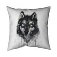 thumbnail image 1 of 20 x 20 in. Mysterious Wolve-Double Sided Print Indoor Pillow, 1 of 1