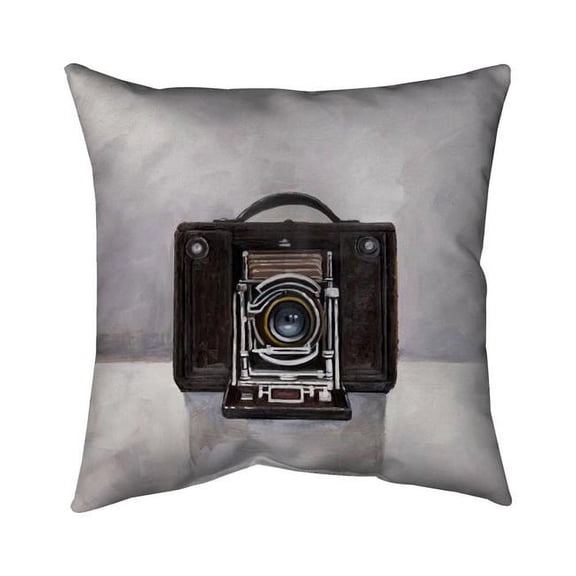 20 x 20 in. Old Camera-Double Sided Print Indoor Pillow