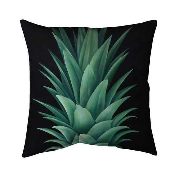 20 x 20 in. Pineapple Leaves-Double Sided Print Outdoor Pillow Cover