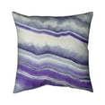 thumbnail image 1 of 20 x 20 in. Purple Geode-Double Sided Print Indoor Pillow Cover, 1 of 1