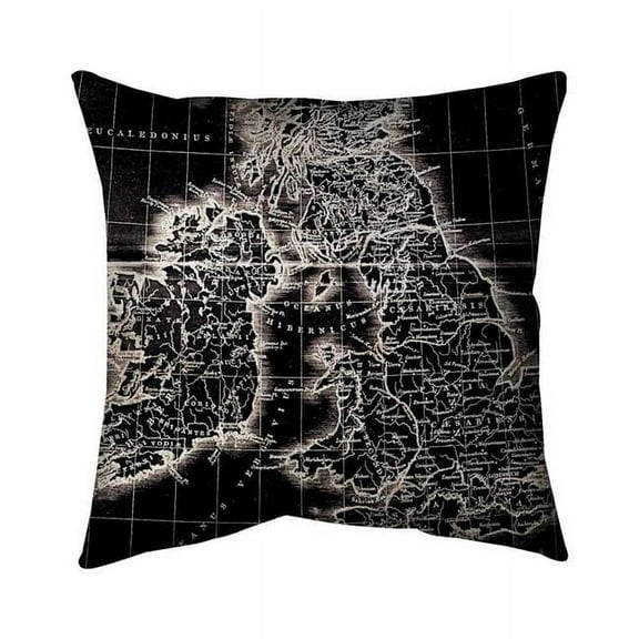 20 x 20 in. Roman Britain Maps-Double Sided Print Indoor Pillow
