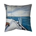 thumbnail image 1 of 20 x 20 in. Sail on the Water-Double Sided Print Indoor Pillow, 1 of 1