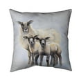 thumbnail image 1 of 20 x 20 in. Sheep Family-Double Sided Print Outdoor Pillow Cover, 1 of 1