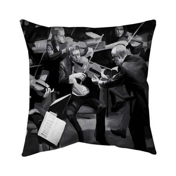 20 x 20 in. Symphony Orchestra Performing-Double Sided Print Indoor Pillow