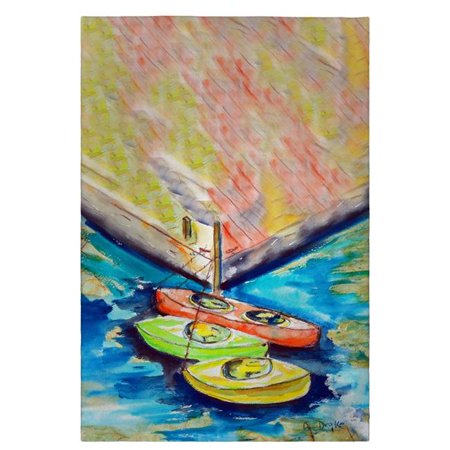 20 x 20 in. Three Kayaks Guest Towel