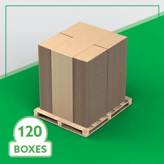 20" x 20" x 15" Bulk Heavy Duty Boxes for Shipping, Mailing, Packing, Packaging and Storage, 120-CT Pallet