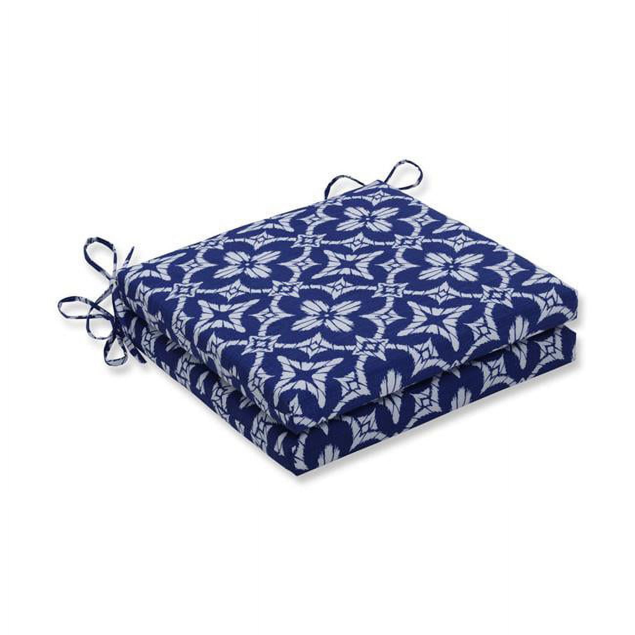 20 x 20 x 3 in. Outdoor & Indoor Aspidoras Cobalt Squared Corners Seat