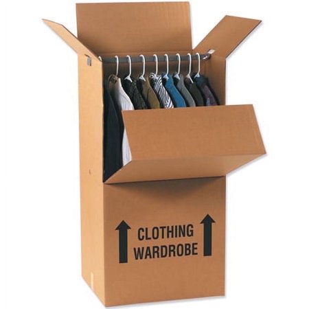 SSBM 20 x 20 x 45" ECT-48 Wardrobe Boxes 5/Case