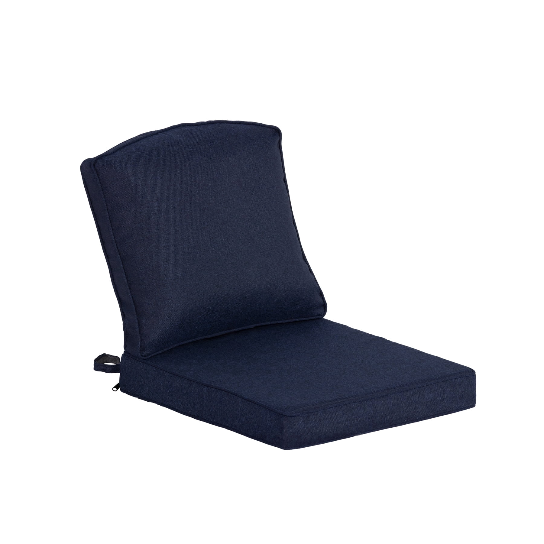 Goodgoods 20" x 21.5" Indoor & Outdoor Deep Seat Chair Cushions with Fasteners, Water & Fade Resistant, Midnight