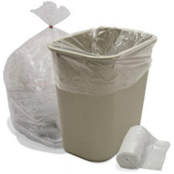 20 x 22 in. 7 gal Natural High Density Can Liners, 40 Rolls of 50 - Case of 2000