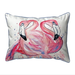 20 x 24 in. Betsys Flamingos Extra Large Pillow