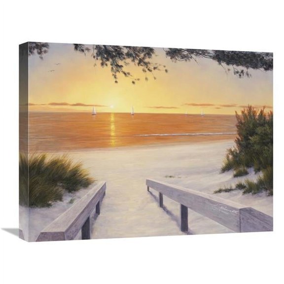 20 x 24 in. Evening Sunset Art Print - Diane Romanello