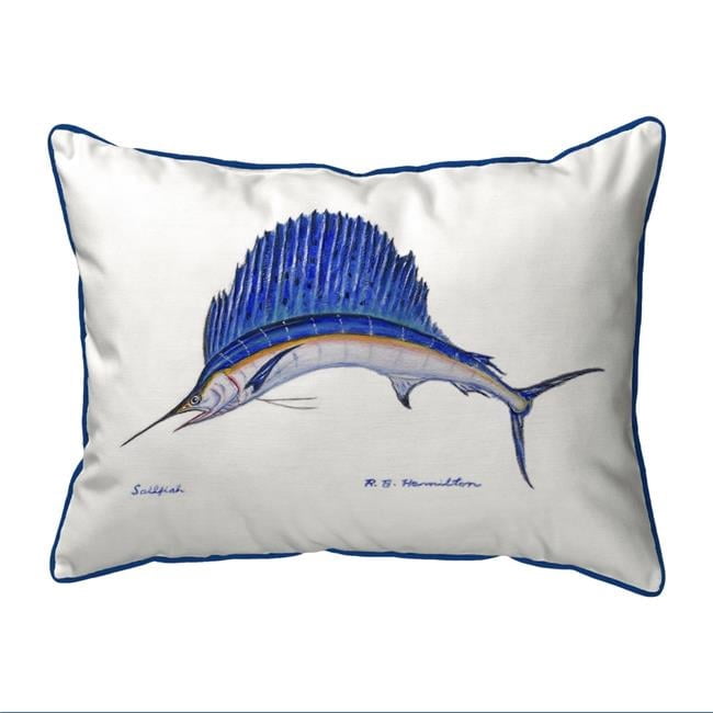 20 x 24 in. Sailfish Extra Large Zippered Pillow