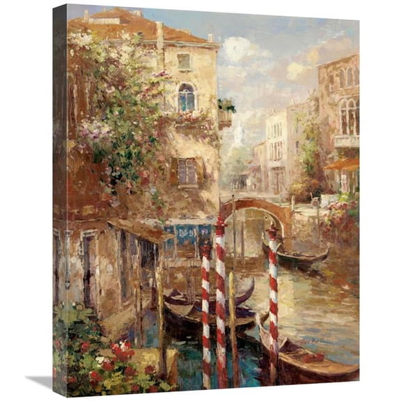 20 x 24 in. Venice Canal I Art Print - Peter Bell