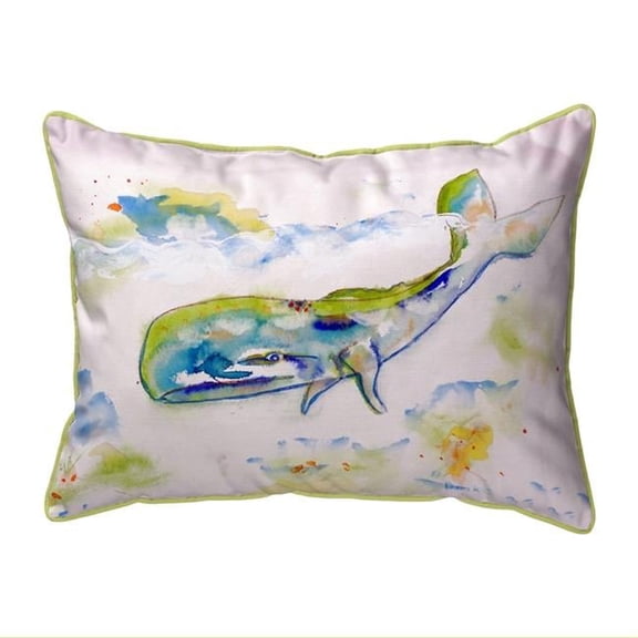 20 x 24 in. Whale Extra Large Zippered Pillow
