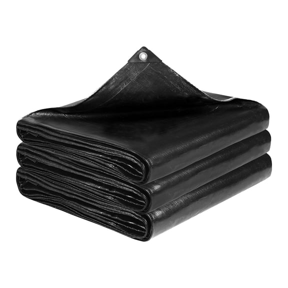 20 x 25 ft Pond Liner, 14 Mil 3-Layer Reinforced PE, Hemmed Edge