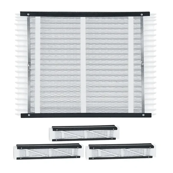 20 x 25 x 4 Furnace Filter, MERV 13 HVAC Ac Filters,12-Month Electrostatic Pleated Air Conditioner Filters, 4-Pack (Actual Size: 20.47 x 25.20 x 3.98 Inch) for Capturing Dust, Smog, Pet Dander