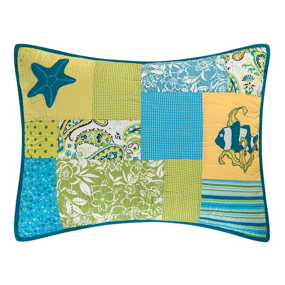 20" x 26" Beach Bum Cotton Standard Sham - Machine Washable