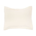 thumbnail image 1 of 20" x 26" Delfina Ivory Cotton Standard Sham - Machine Washable, 1 of 5
