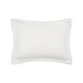 thumbnail image 1 of 26" x 26" Ivory White Preston Cotton Pillow Sham w/ Flange, 1 of 2