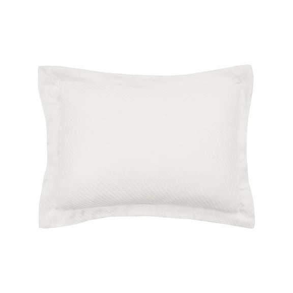 26" x 26" Ivory White Preston Cotton Pillow Sham w/ Flange