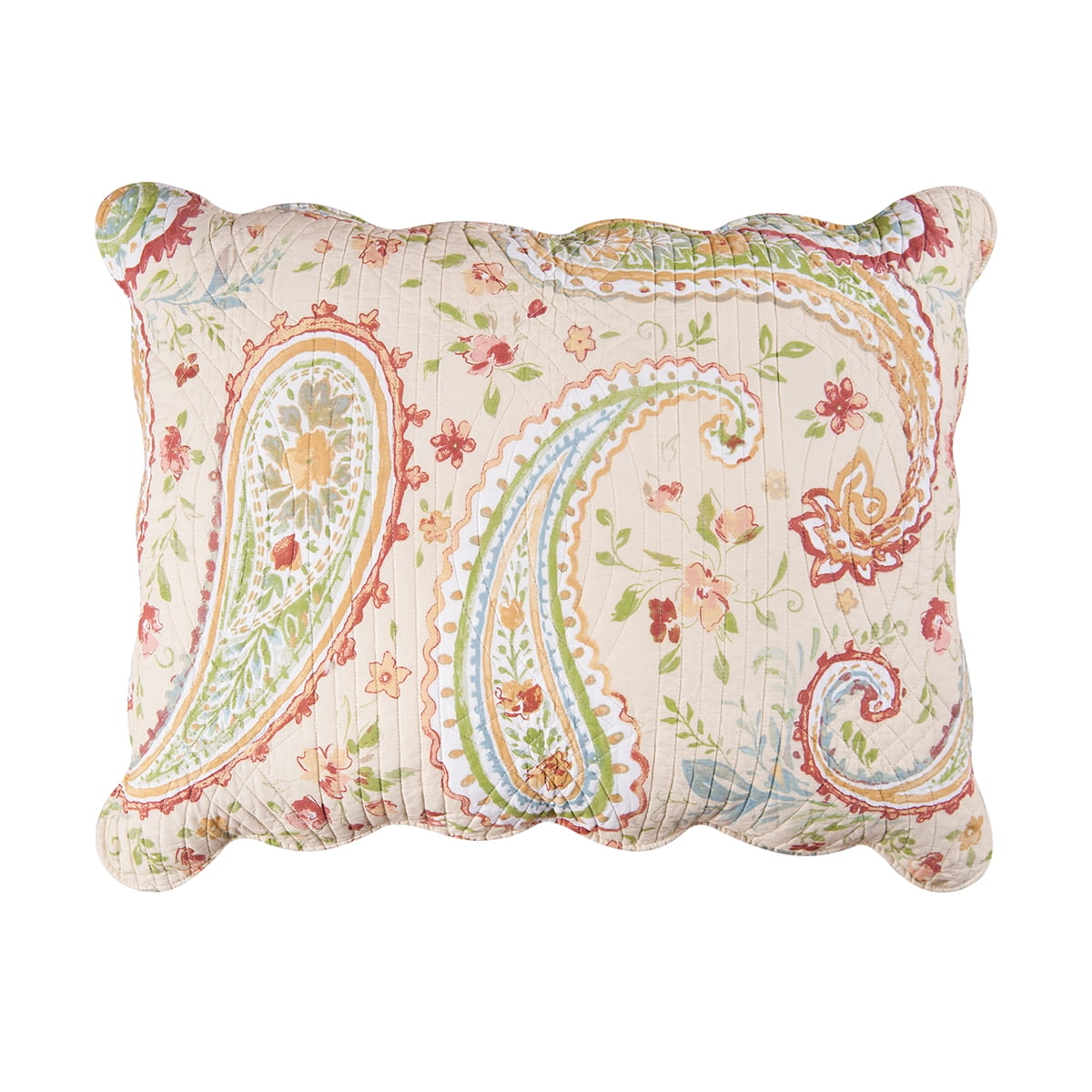 C&F Home 20" x 26" Korina Cotton Standard Sham - Machine Washable