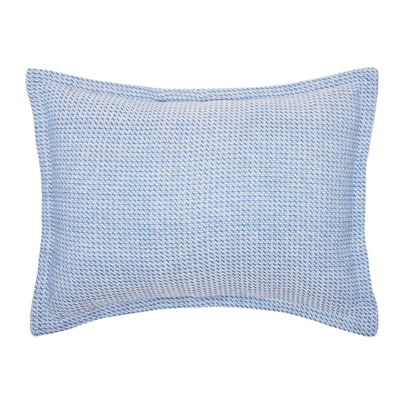 20" x 26" Langford Santorini Cotton Standard Sham - Machine Washable