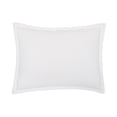 thumbnail image 1 of Monroe White 100% Cotton Herringbone Pattern Standard Sham 20" x 26", 1 of 3