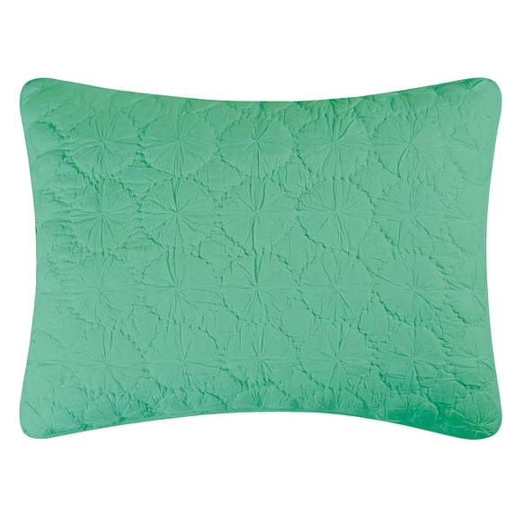 20" x 26" Mara Seafoam Cotton Standard Sham - Machine Washable