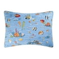 thumbnail image 1 of 20" x 26" Reef Paradise 100% Cotton Standard Pillow Sham Beach Nautical, 1 of 2