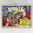 thumbnail image 1 of 20" x 28" The Mysterious Dante Vintage Magic Poster Wall Art, 1 of 4