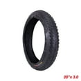 20 x 3.0 Inch Fat Bike Tire Rubber Bike Folding Tires Snow Beach