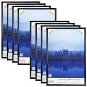Studio Decor 20 x 30 Plastic Poster Frame - Includes Pre-attached Hanging Hardware, Horizontal or Vertical Display - Black, Bulk 8 Pack