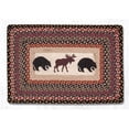 thumbnail image 1 of 20 x 30 in. Bear & Moose Printed Rectangle Patch Rug, 1 of 1