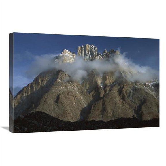 20 x 30 in. Cathedral Peaks At Dawn Above Baltoro Glacier, Karakoram, Pakistan Art Print - Colin Monteath