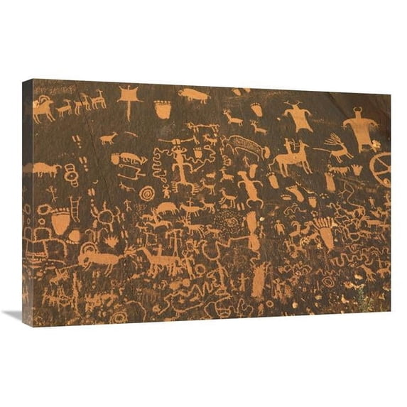 20 x 30 in. Fremont Petroglyphs, Newspaper Rock State Park, Utah Art Print - Gerry Ellis
